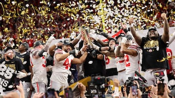 The Ohio State Buckeyes became the first ever National Champions of the new 12 team College Football Playoff with their 34-23 win over Notre Dame.