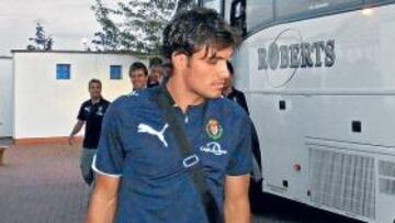 <b>LLEGADA A ASHBY. </b>Pedro León y el resto de la expedición pucelana llegaron a Ashby por la noche.