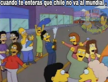 Los memes que se burlan de la eliminación de Chile