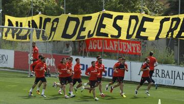 La afición rojiblanca se ha volcado toda la temporada con su equipo.