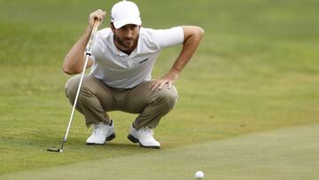 El golfista español Alejandro Cañizares, durante un torneo.