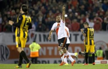 Después de la Copa América, el plantel de Marcelo Gallardo se midió a Guaraní de Paraguay. En la ida, los Millonarios se llevaron la mitad del pase con goles de Gabriel Mercado y Rodrigo Mora.