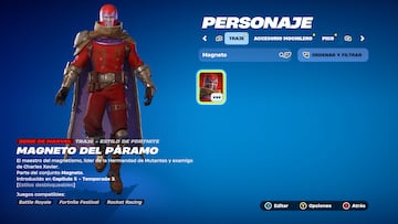 fortnite capitulo 5 temporada 3 skin magneto