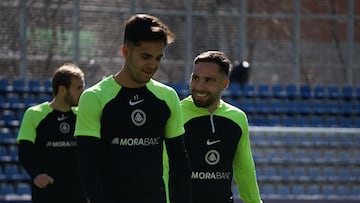 Entrenamiento del Andorra.