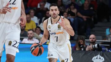 Facundo Campazzo dirige el ataque del Real Madrid en la Euroliga.