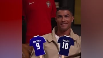 Ronaldo’s choice on Benzema and Mbappé sets the internet on fire!