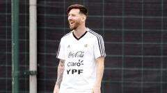 Las imágenes de la práctica de la selección en Barcelona