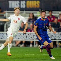 Estados Unidos y Canadá arman bronca al descanso del partido de Copa Oro