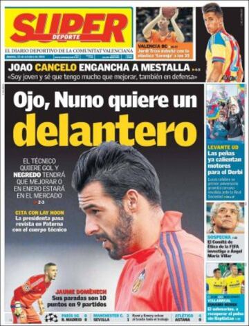 Portadas de la prensa mundial