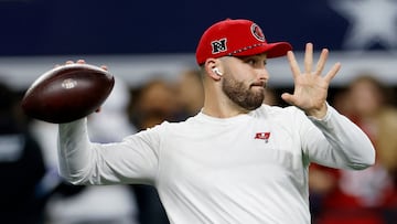 Robbie Chosen briefly coincided with Baker Mayfield at the Carolina Panthers in 2022. He believes the QB can lead the Bucs to the Super Bowl.