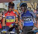 Chris Froome ante el tridente español en un mini Tour