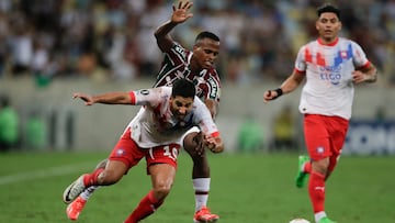Jhon Arias, en Copa Libertadores.