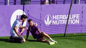 Valladolid. 10/10/2023. Entrenamiento Real Valladolid.
Photogenic/Miguel Ángel Santos