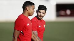 Luis Muriel comparte con el argentino Banega. Los dos se unen a Sevilla esta temporada.