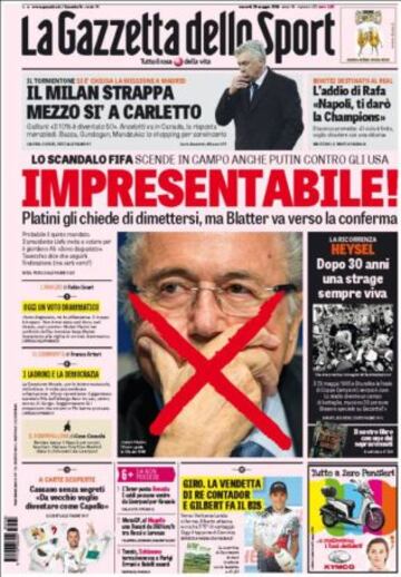 Portadas de la prensa deportiva