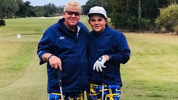 'Little John': el hijo de Daly que asombra al golf mundial