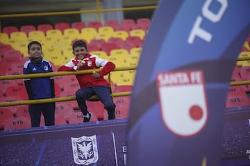 Con goles de Arango, Morelo y Rodríguez, Santa Fe venció a Millonarios en el segundo partido del Torneo Fox Sports que se disputa en el estadio El Campín.