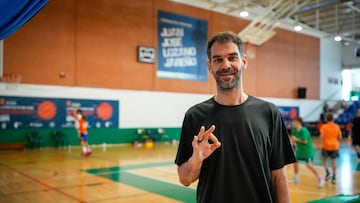 José Manuel Calderón, durante la celebración de La Roda U12 Future Stars masculino