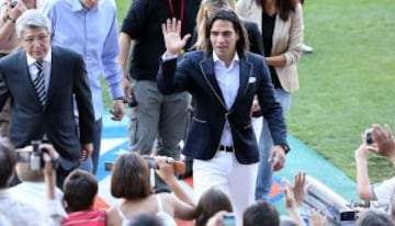 Las imágenes de la despedida de Falcao