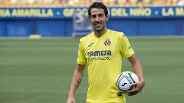 Dani Parejo, el d&iacute;a de su presentaci&oacute;n con el Villarreal.