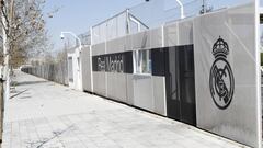 La Ciudad Deportiva Real Madrid, cerrada por la cuarentena del coronavirus.