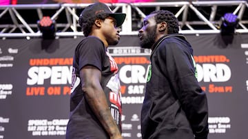 Errol Spence y Terence Crawford, cara a cara antes de la unificación del welter.