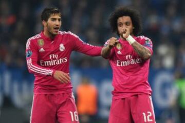 0-2. Marcelo celebró el segundo tanto.