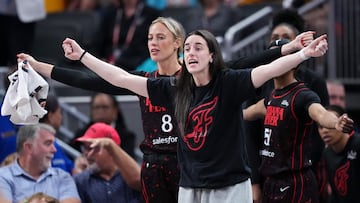 Caitlin Clark had a sensational debut season and as her team mate points out, helped to boost the WNBA to unprecedented heights.