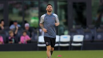 Lionel Messi ya entrena en campo con Inter Miami