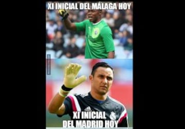 Tras el empate sin goles entre merengues y malagueños, la gran noche de Kameni y la eterna suplencia de Ochoa, llegan las imágenes más divertidas que circulan en la red.