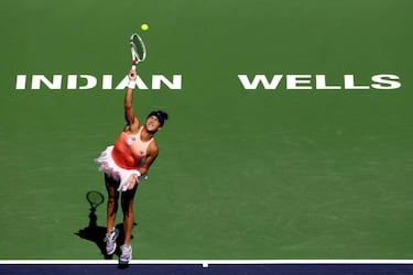 Bencic finds some form as Puig powers through at Indian Wells