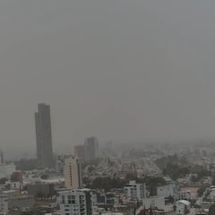 Así se ve Cholula, Puebla con la caída de ceniza del Popocatépetl