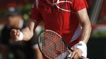 <b>SUBLIME.</b> Ferrero ha jugado un gran tenis contra Beck.