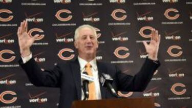 John Fox en su presentación como entrenador de los Chicago Bears.