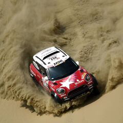 Garafulic arregló el auto y sigue en carrera en el Dakar 2018