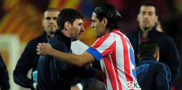 Messi: "Falcao es fascinante, un delantero completo"