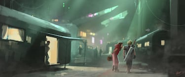 Convierten los momentazos de Final Fantasy VII en arte