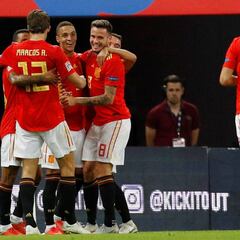 Inglaterra 1-2 España: resultado, resumen y goles del partido