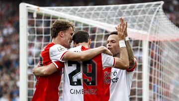 Festín del Feyenoord y Santi Giménez ante el Heereveen