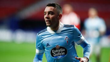 Iago Aspas durante el partido contra el Atl&eacute;tico en el Metropolitano.