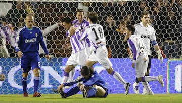 El uruguayo marc el gol que sirvi a los blanquivioletas para ganar al Real Madrid en 2008 y recuerda para AS aquel partido, el de la ltima victoria pucelana.