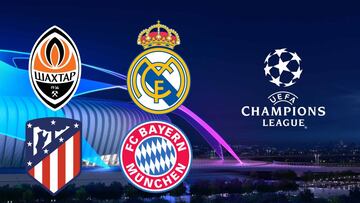 Champions League online: dónde ver el Shakhtar - Real Madrid y Atlético Madrid - Bayern