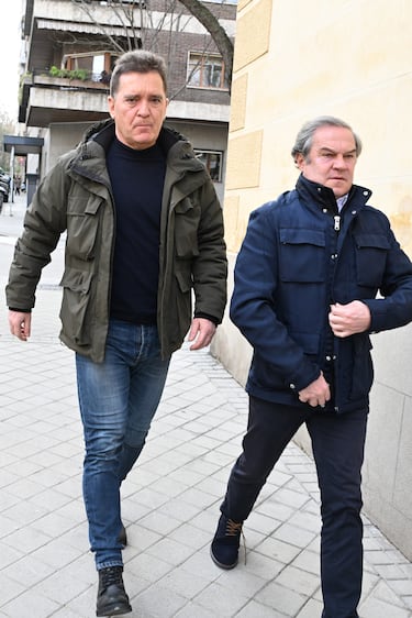 Carlos Quílez asiste a la capilla ardiente por Fernando Ónega situada en la Casa de Galicia de Madrid.