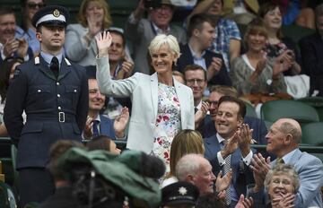 Una asidua en los torneos de tenis. La madre Andy Murray ha estado junto a sus hijos (Andy y Jaime) en los torneos que disputaban y destacaba por sus eufóricas celebraciones. Judy también fue tenista y estuvo de capitana de la selección británica para la 