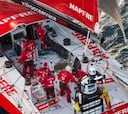 El ' Mapfre' ataca hacia el Norte y le recupera distancia al líder