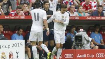 Borja Mayoral, en el momento del debut.