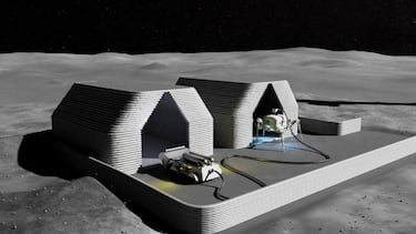 Luz verde al robot que construirá casas en 24 horas sin cemento en la Tierra, la Luna o el espacio