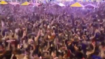 El emocionante festejo de los croatas tras el gol de Mandzukic