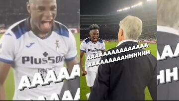 Duván Zapata y Gan Piero Gasperini