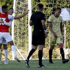 Santa Fe derrota a Águilas con goles de Osorio y Michael Rangel